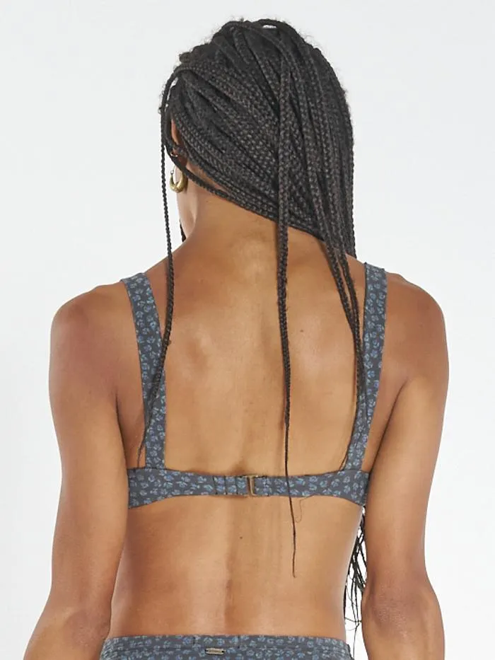 Womens Royal Bloom Underwire Top Royal Blue Thrills Swim