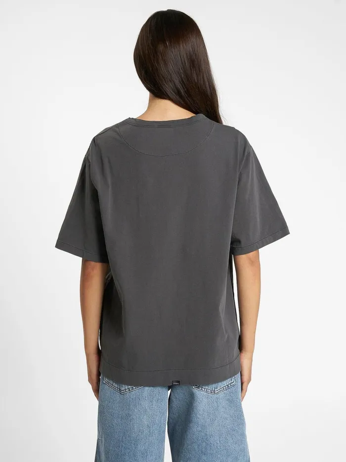 Womens Sessions Box Tee Merch Black Thrills Tops and Tees