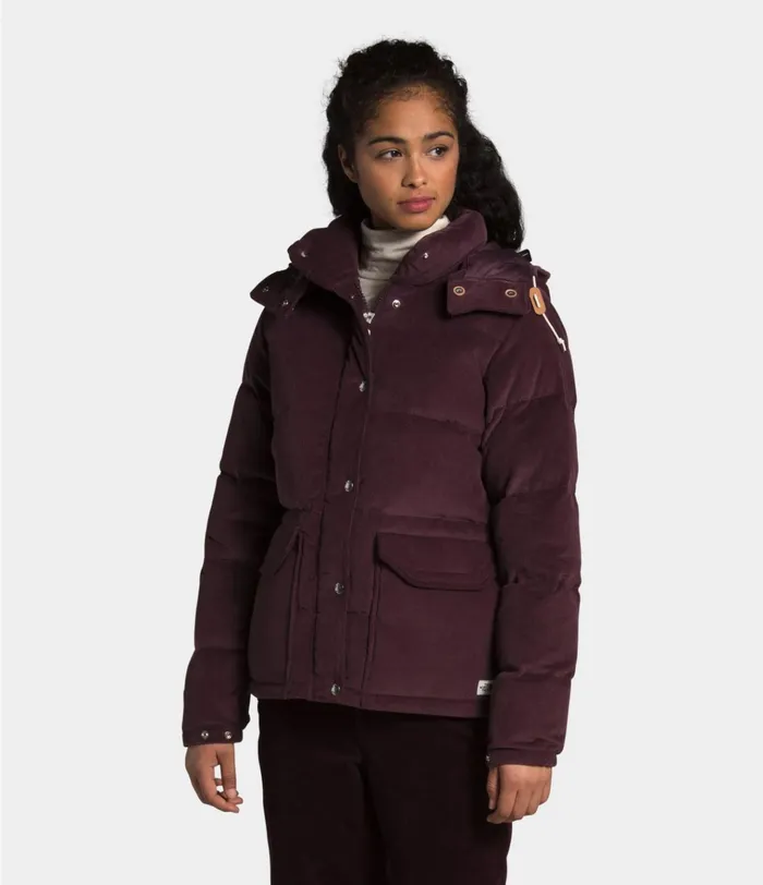 Womens Sierra Down Corduroy Parka Root Brown The North Face Insulated and Down Jackets