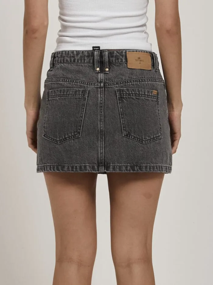 Womens Sophie Skirt Asphalt Grey Thrills Skirts