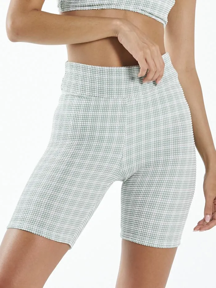 Womens Studio Bike Short Mint Thrills Shorts