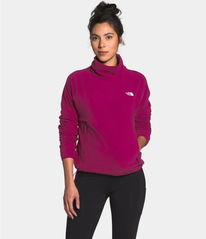 Womens TKA Glacier FunnelNeck Pullover Dramatic Plumdramatic Plum The North Face Fleece