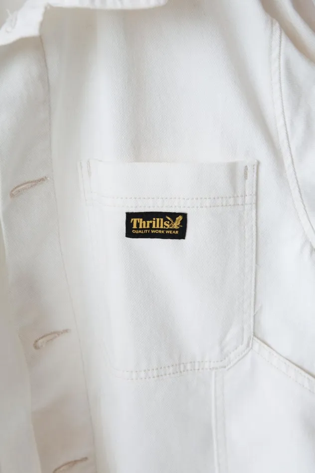 Womens Union Overshirt Heritage White Thrills Jackets