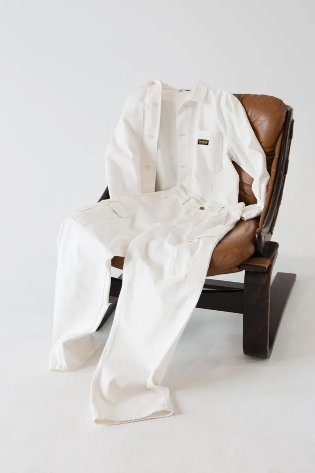 Womens Union Overshirt Heritage White Thrills Jackets
