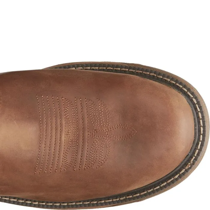 Work Men Justin Boots Rush 11034 Nano Composite Toe Waterproof Work Boot Barley Brown 040brown041