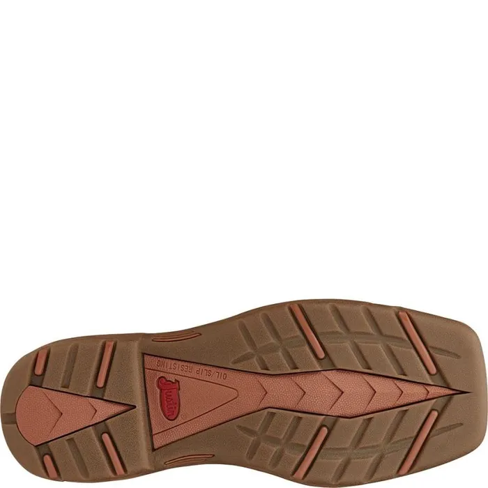 Work Women Justin Boots Rush 11034 Waterproof Work Boot Rustic Tan 040tan041
