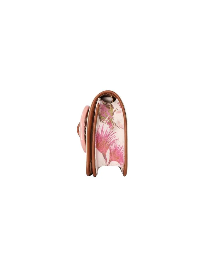 Zimmermann Bags Printed Small Cross Body Bag Coral Hibiscus 8211 Women