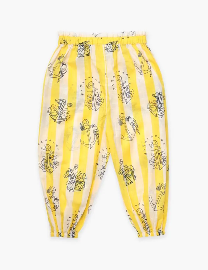 Zimmermann Clothing Alight Harem Pant Yellowcream Stripe 8211 Kids