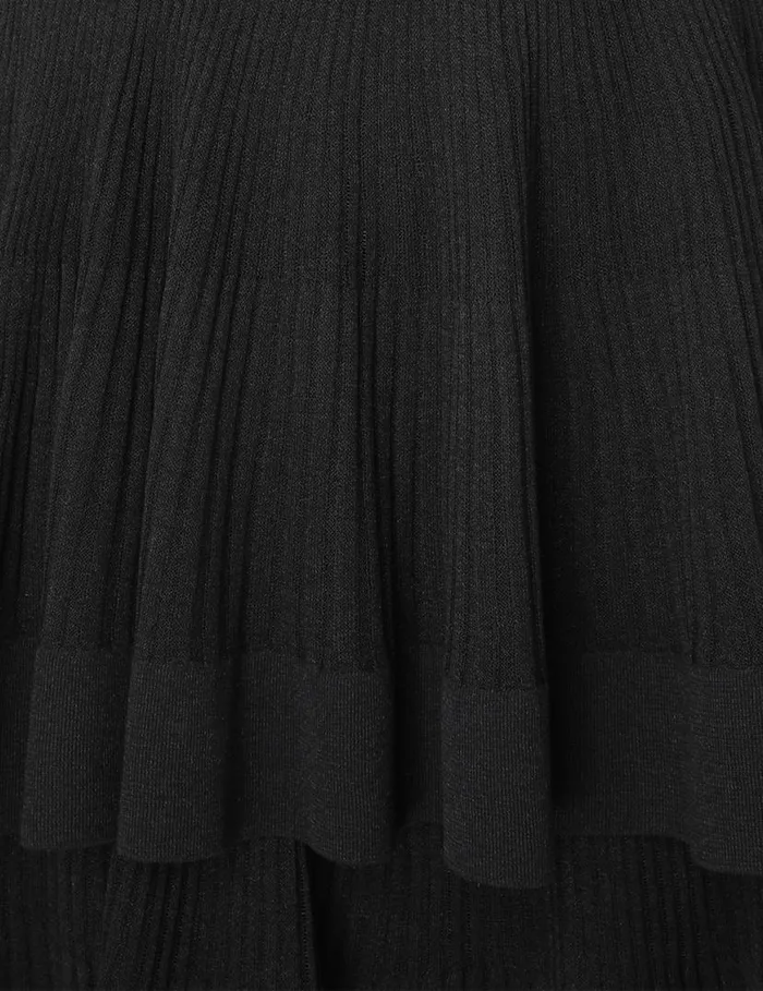 Zimmermann Clothing Natura Tiered Ruffle Skirt Black 8211 Women