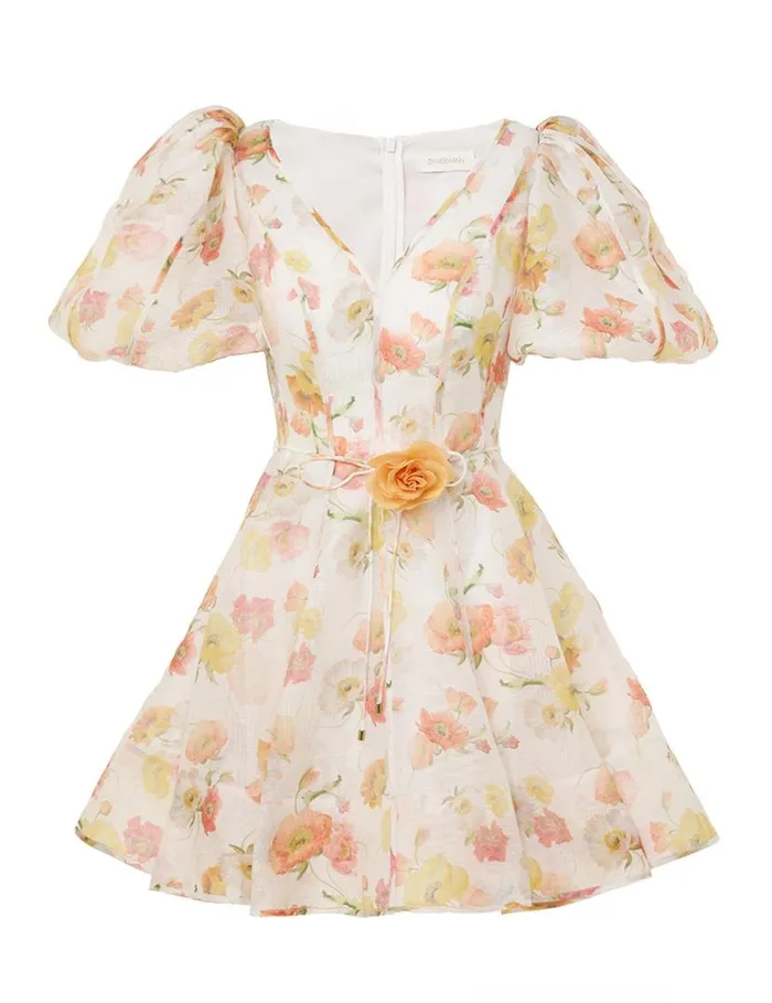 Zimmermann Clothing Tranquillity Flip Dress Multi Poppy 8211 Women