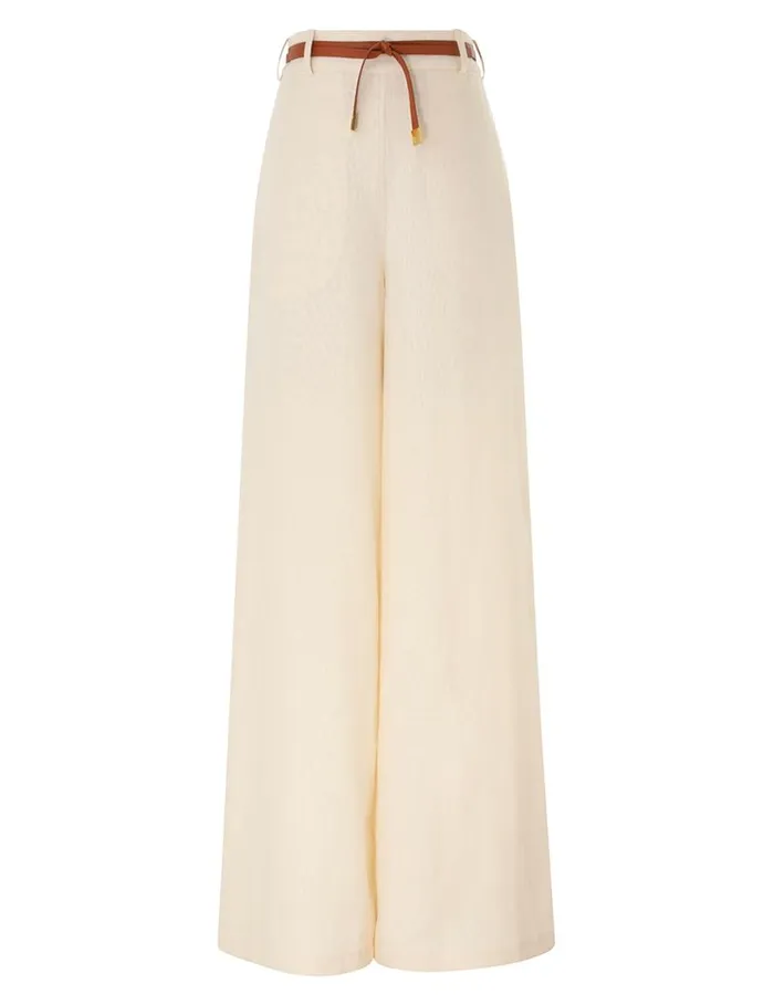Zimmermann Clothing Wide Leg Pant Cream 8211 Women