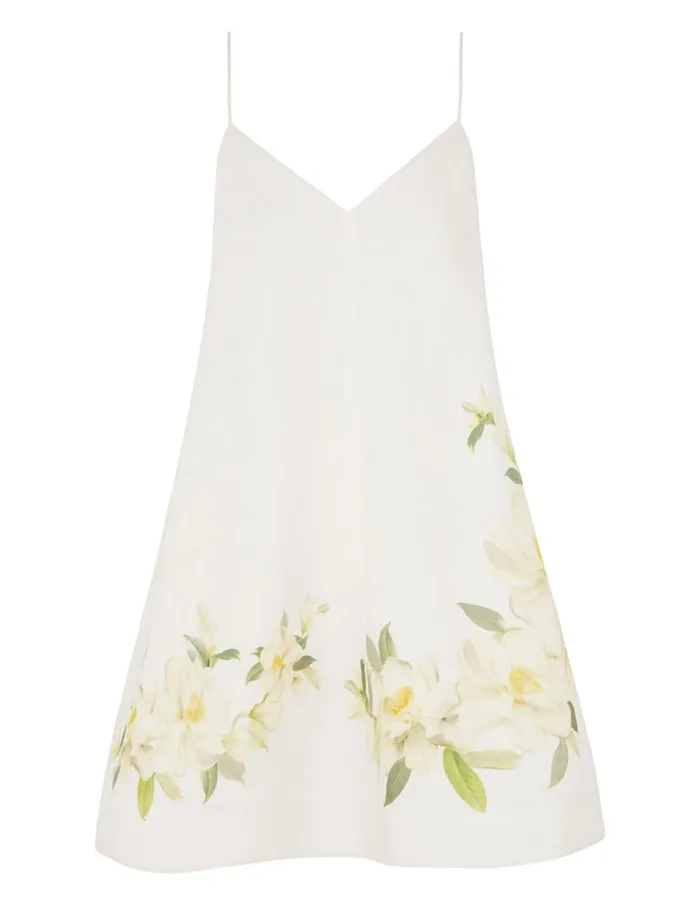 Zimmermann Dresses Harmony Swing Dress Ivory Magnolia 8211 Women