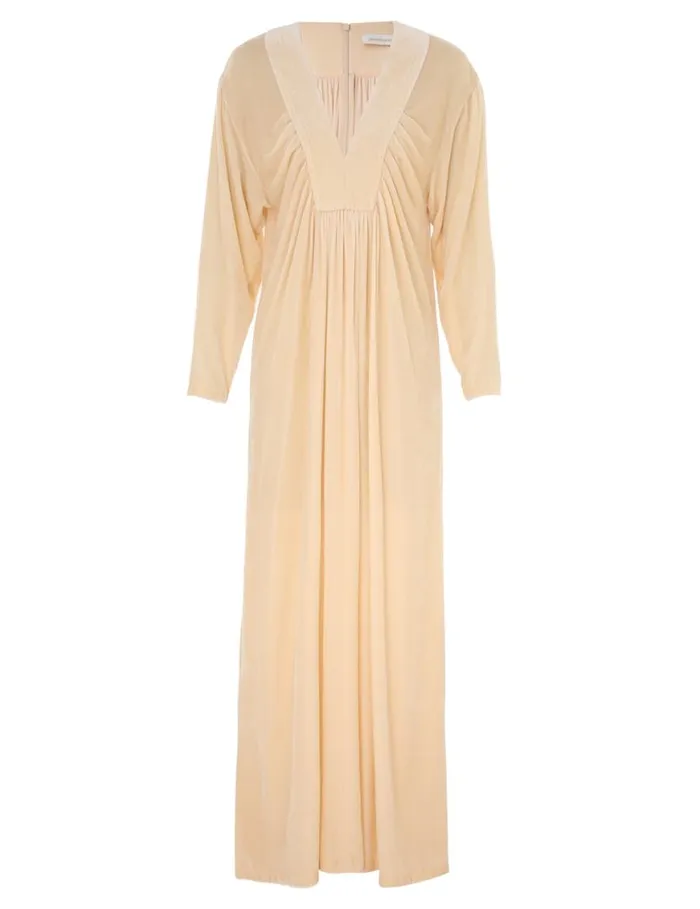 Zimmermann Dresses Harmony Velvet Dress Cream 8211 Women