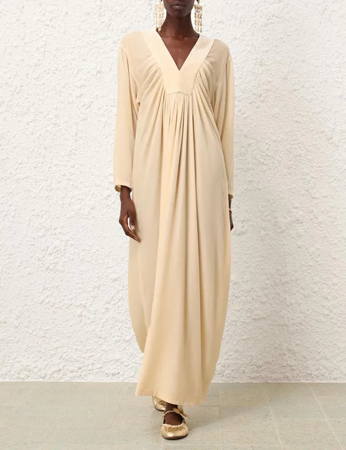 Zimmermann Dresses Harmony Velvet Dress Cream 8211 Women