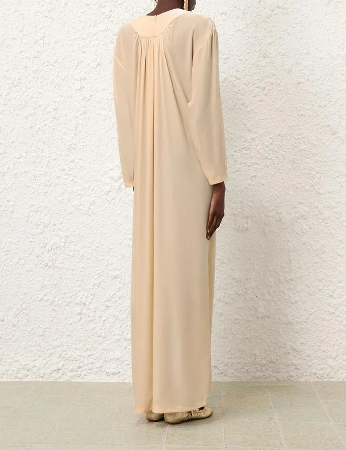 Zimmermann Dresses Harmony Velvet Dress Cream 8211 Women
