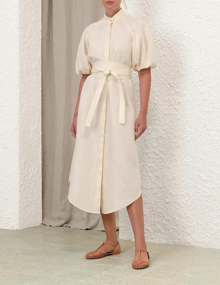 Zimmermann Dresses Kaftan Midi Cream 8211 Women