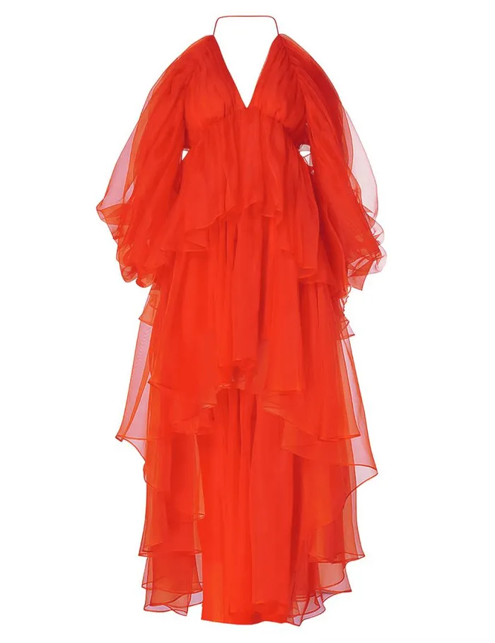 Zimmermann Dresses Natura Gathered Mini Tomato 8211 Women