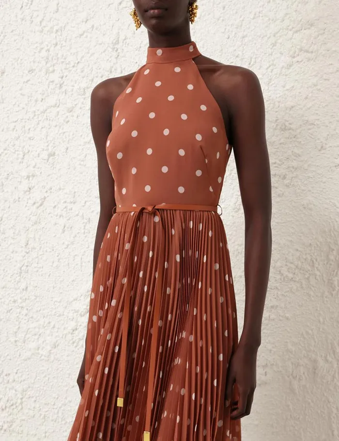 Zimmermann Dresses Sunray Picnic Dress Aragoncream Dot 8211 Women