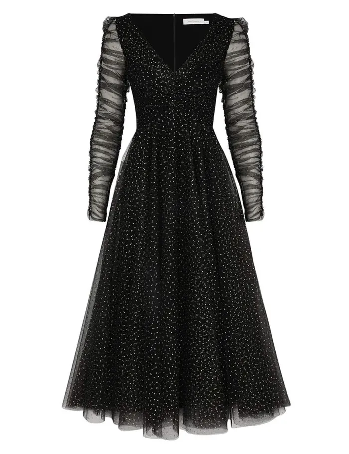Zimmermann Dresses Tulle Ballet Dress Blackgold Dot 8211 Women