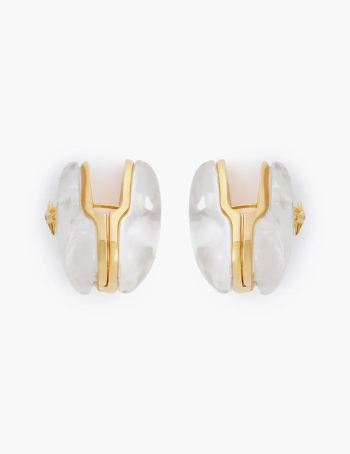 Zimmermann Earrings Crystal Pebble Earrings Goldtransparent Quartz 8211 Women