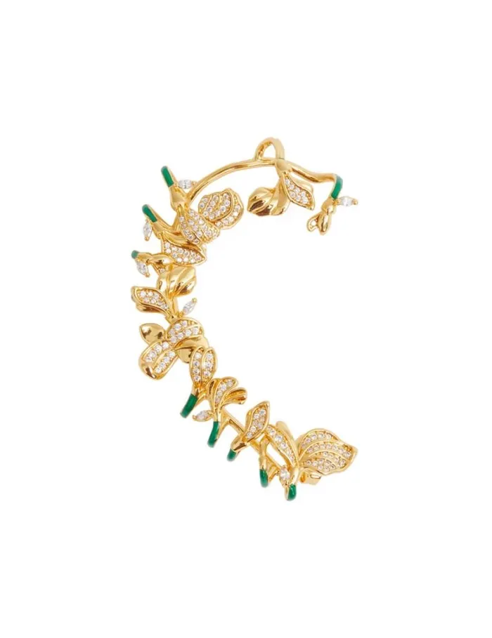 Zimmermann Earrings Small Floral Ear Cuff Gold 8211 Women