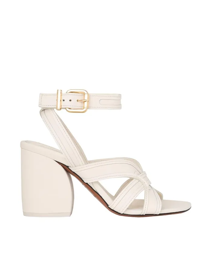 Zimmermann Heeled Sandals Zimmermann Prisma Sandal 85 Macadamia 8211 Women