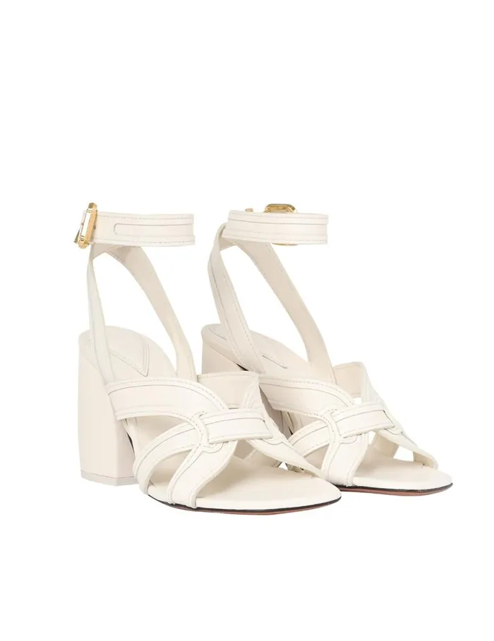 Zimmermann Heeled Sandals Zimmermann Prisma Sandal 85 Macadamia 8211 Women