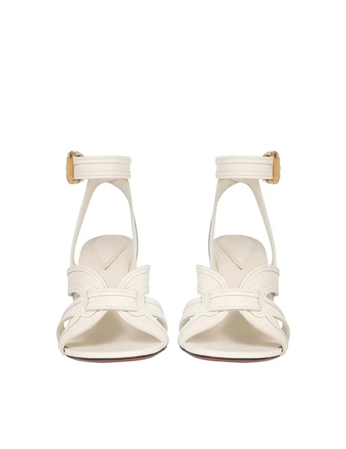 Zimmermann Heeled Sandals Zimmermann Prisma Sandal 85 Macadamia 8211 Women