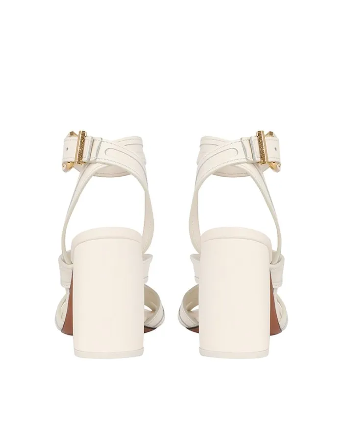 Zimmermann Heeled Sandals Zimmermann Prisma Sandal 85 Macadamia 8211 Women