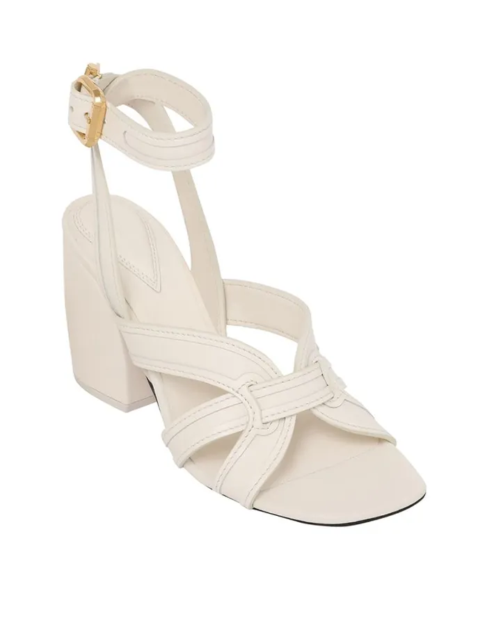 Zimmermann Heeled Sandals Zimmermann Prisma Sandal 85 Macadamia 8211 Women