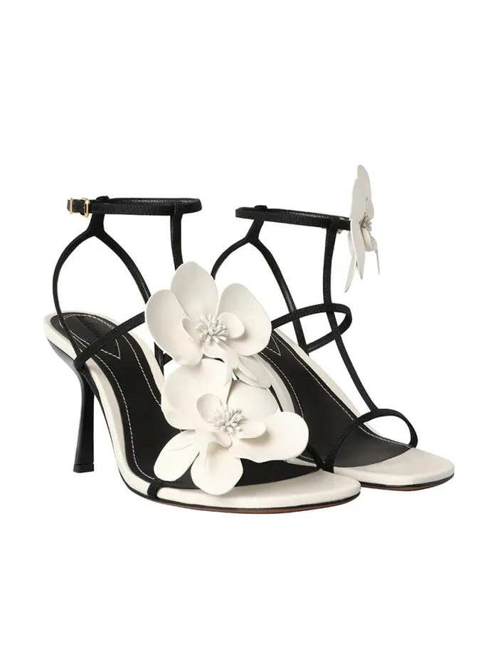 Zimmermann Heels Zimmermann Orchid Sandal 85 Macadamia 8211 Women