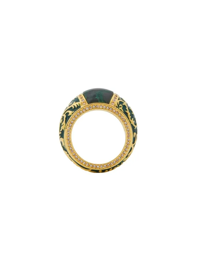 Zimmermann Jewellery Zimmemorabilia Ring Goldmalachite 8211 Women