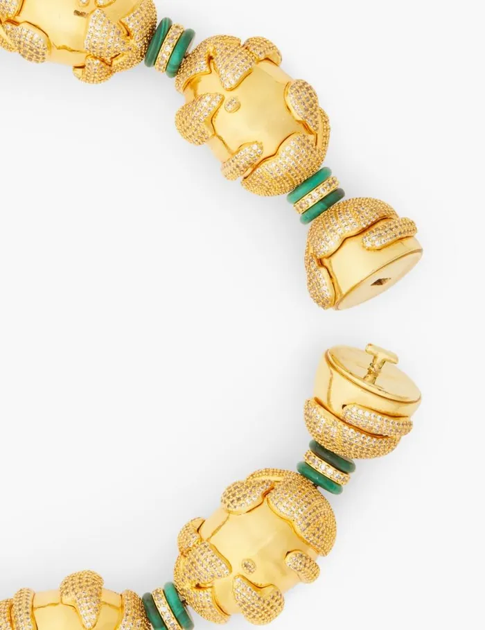 Zimmermann Necklaces Zimmermann Midnight Choker Goldmalachite 8211 Women