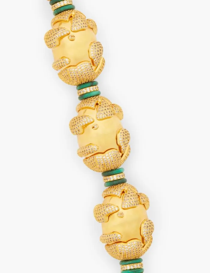 Zimmermann Necklaces Zimmermann Midnight Choker Goldmalachite 8211 Women