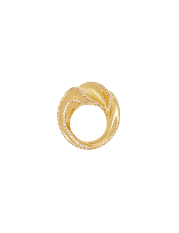 Zimmermann Rings Paint Stroke Ring Gold 8211 Women