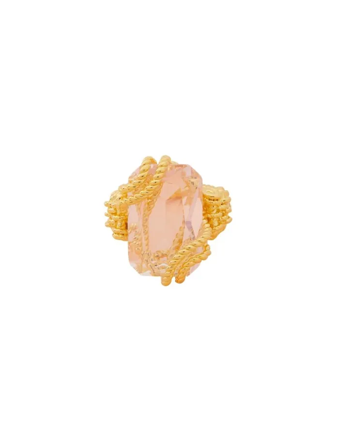 Zimmermann Rings Zimmermann Bloom Ring Goldblush 8211 Women