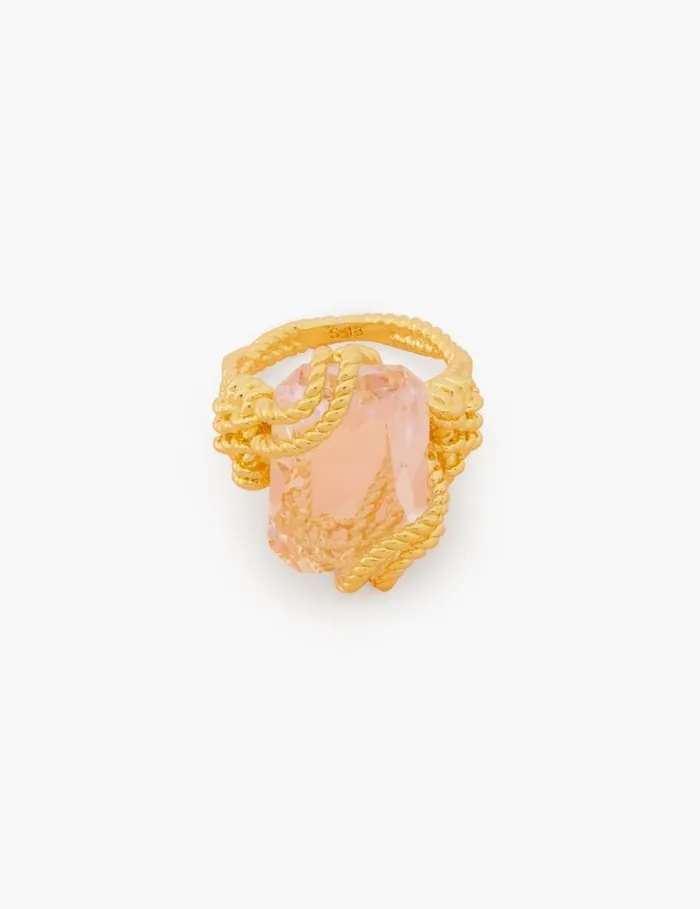 Zimmermann Rings Zimmermann Bloom Ring Goldblush 8211 Women