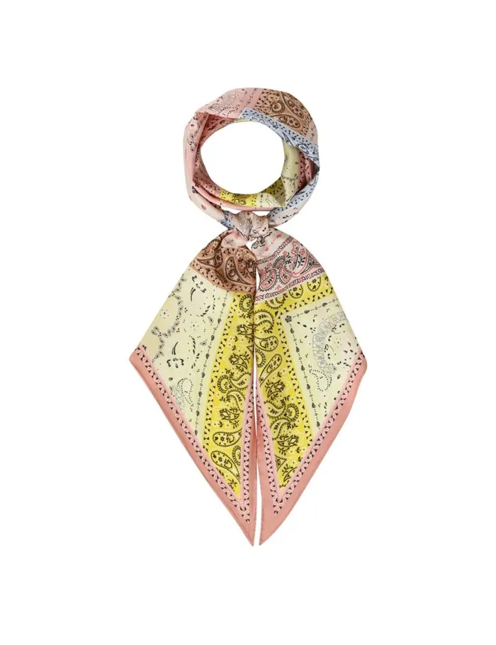 Zimmermann Scarves Printed Silk Neck Scarf Bandana Patch Print 8211 Women