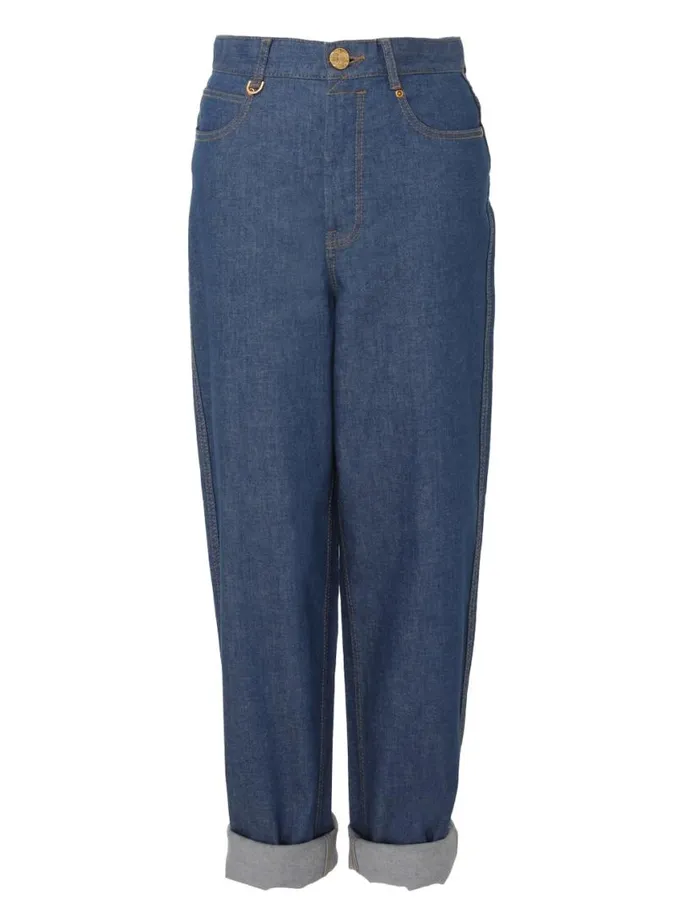 Zimmermann Shorts and Pants Matchmaker Barrel Jean Railway Blue 8211 Women