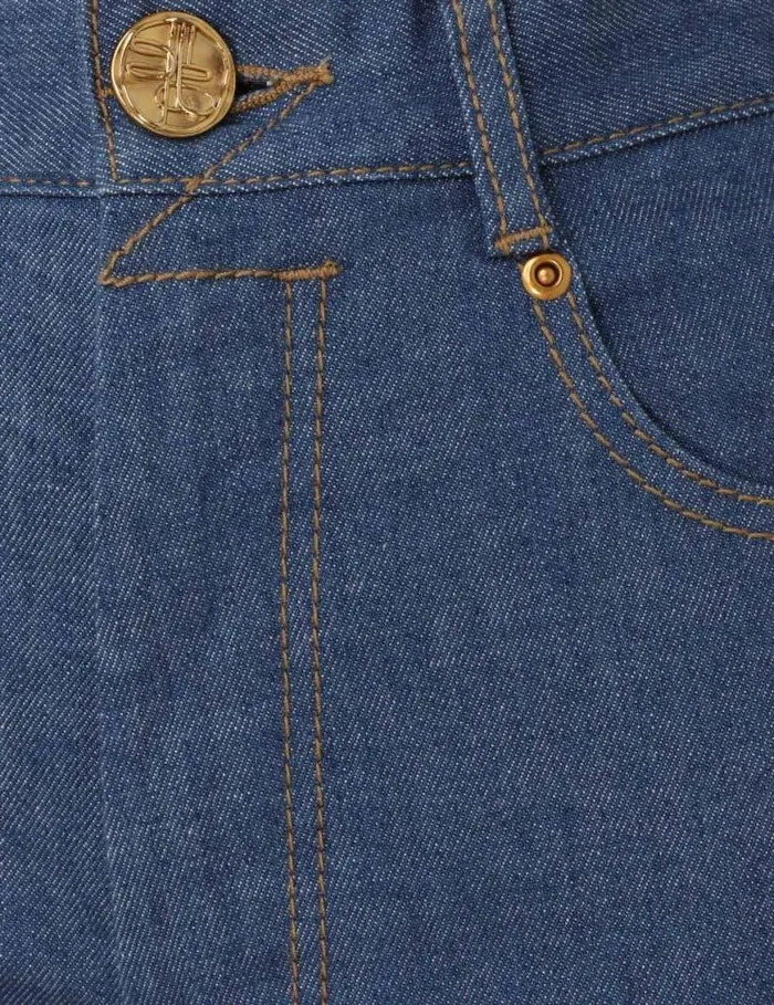 Zimmermann Shorts and Pants Matchmaker Barrel Jean Railway Blue 8211 Women