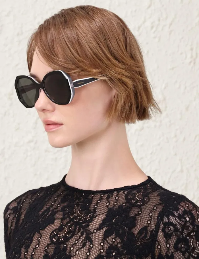 Zimmermann Sunglasses Zimmermann Uptempo Hexagon Black 8211 Women