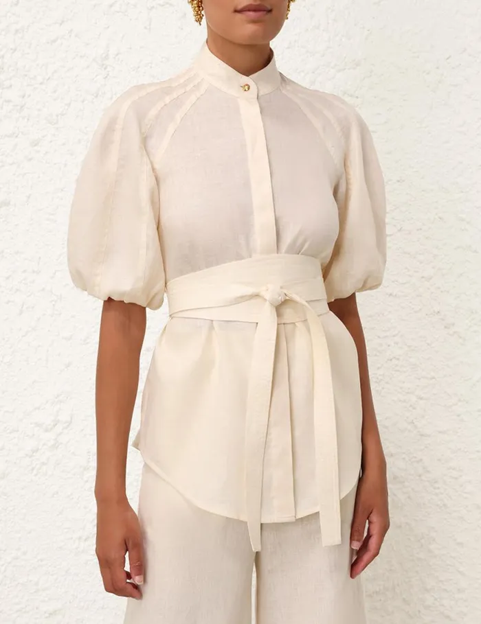Zimmermann Tops Kaftan Top Cream 8211 Women