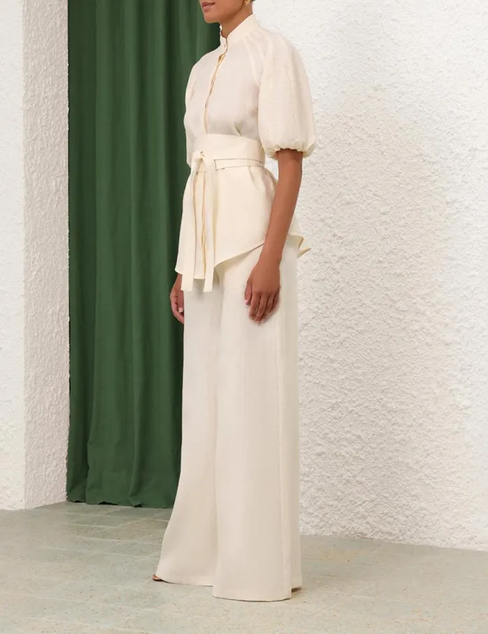 Zimmermann Tops Kaftan Top Cream 8211 Women