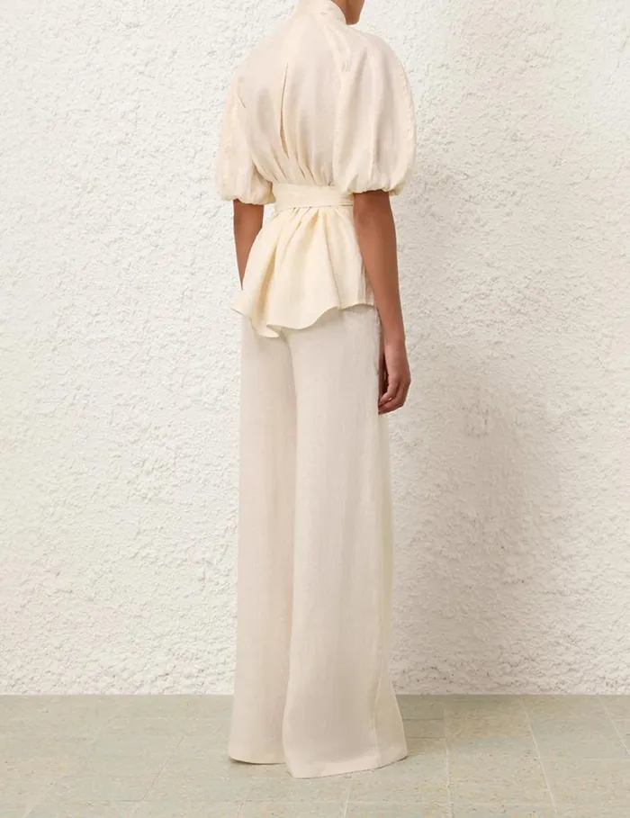 Zimmermann Tops Kaftan Top Cream 8211 Women