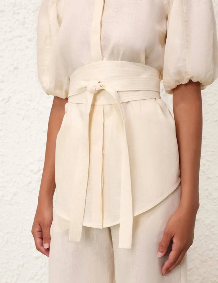 Zimmermann Tops Kaftan Top Cream 8211 Women