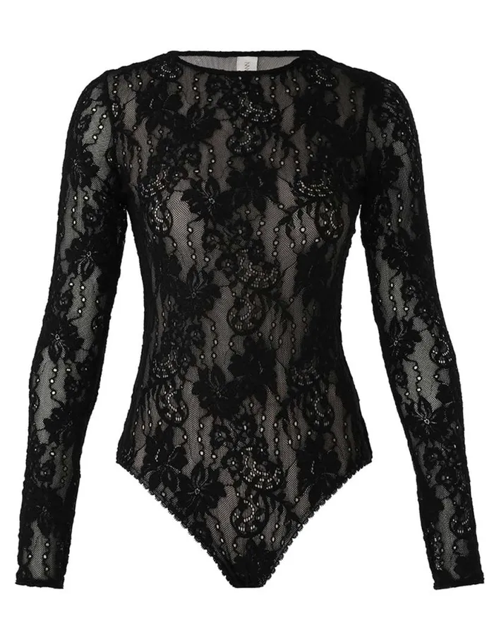 Zimmermann Tops Lace Bodysuit Black 8211 Women