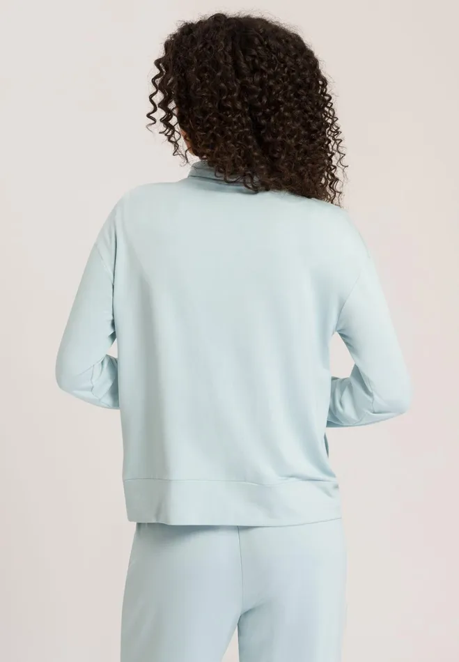 ZipUp Jacket Sterling Blue Women HANRO Jackets and Cardigans